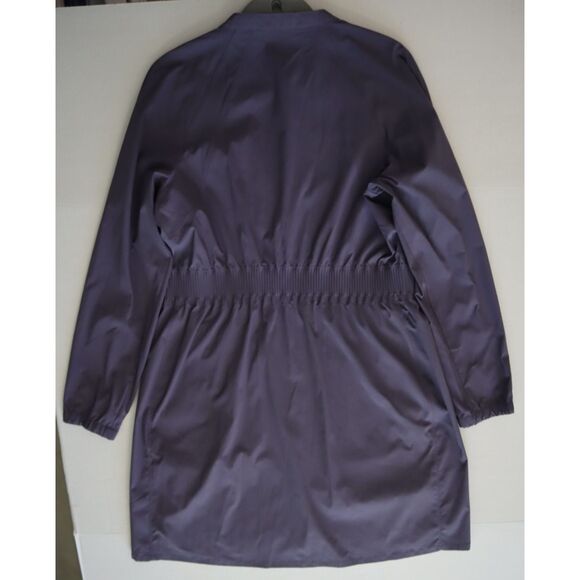 Athleta 659295-01 Women's Sz M Purple Button-Front Midi Shirt Dress - Picture 12 of 12